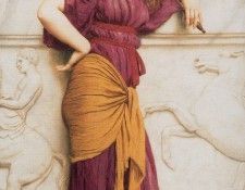 Godward The Peacock Fan 1912. ,  