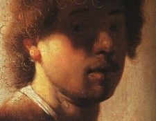 REMBRANDT SELFPORTRAIT 1627 STAATLICHE KUNSTSAMMLUNGEN, KASS. ��������� ������� ��� ����