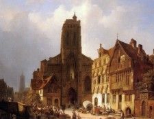 The Market Square In Brunswick. Vermerrsch, ��������