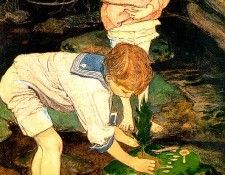 Elizabeth Shippen Green Making Islands, 1906 sqs. ����, �������� ������