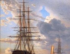 Eckersberg Christofer Russian ship of the line Asow Sun . Eckersberg, ��������� ���������