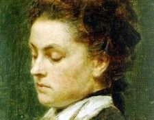 Fantin Latour Ritratto di giovane donna 1873. ������-�����, �����-����-���-������