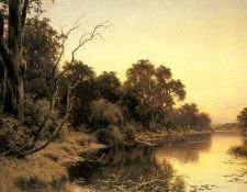 Johnstone Henry James A Backwater Of The River Murray South Australia. ,  