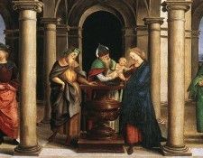 Raphael The Presentation in the Temple (Oddi altar predella). 