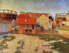 Signac Paul Gas keepers at Clichy Sun. , 