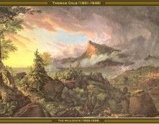 Thomas Cole-The Wild State (1833-36) Po Amp 025. , 