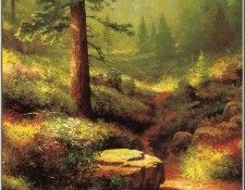 Thomas Kinkade - Afternoon Glow (Abraxsis).  