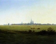 FRIEDRICH Caspar David Meadows Near Greifswald. �������, ������ �����