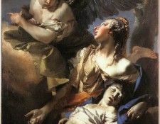 Tiepolo The Angel Succouring Hagar. ,  