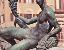 The Fountain of Neptune detail WGA. Ammanati 