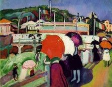 Dufy Les trois ombrelles (The Three Umbrellas) 1906, Museum . , 