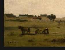 Corot View near Epernon, 1850-1860, Detalj 1, NG Washington. , --
