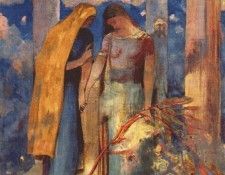 redon mystical conversation c1896.  
