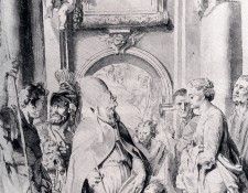 Rubens Saint Gregory With Saints Domitilla Maurus And Papianus 1606. ������, ����� �����