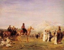 Fromentin Eugene Arab Encampment In The Atlas Mountains. Fromentin, 