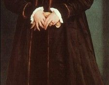 Holbein Christina of Denmark- Duchess of Milan, 1538, Nation.   