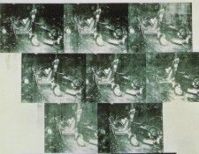 Warhol White car crash 19 times, 1963, Private. , 