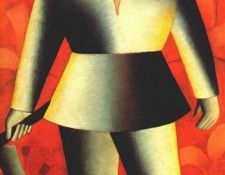 malevich reaper on red background 1912-13. �������, �������