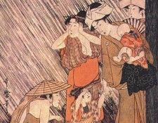 utamaro shower 2-left-panel. , 