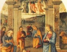 Perugino Pietro The Presepio 1498. , 