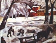 goncharova the ice cutters 1911. ���������, �������