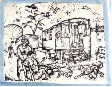 ls PereDaura 042 Cabana de circ 1920 30. ������, Pere
