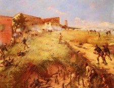 Delahaye Ernest Jean The Battle Of San Juan Hill. Delahaye,  