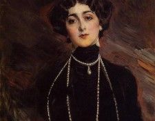 Boldini Giovanni Portrait of Lina Cavalieri. Boldini, ��������