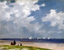 Pothast Edward Sailboats off Far Rockaway. �������, ������ �����