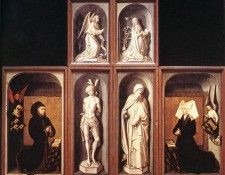 The Last Judgment Polyptych reverse side WGA. ������, ����� ��� ���
