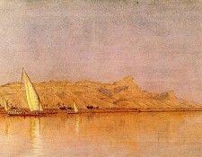 Gifford Sanford Robinson On the Nile Gebel Shekh Hereedee. , Sanford 