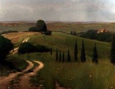 Trequanda Hillside. , 