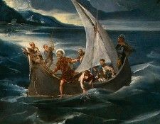 TINTORETTO CHRIST AT THE SEA OF GALILEE, C. 1575-1580, DET(1. , 