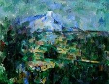 Cezanne - Mont Sainte-Victoire Seen from Les Lauves (Basel). , 