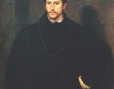 TIZIANO PORTRAIT OF A MAN THE YOUNG ENGLISHMAN PITTI FIREN.  ( )