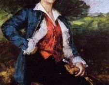 Chase William Merritt Miss L aka Isabella Lathrop. ,  