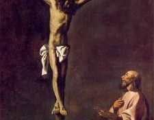 Saint Luke as a Painter before Christ on the Cross WGA. ���������, ��������� ��