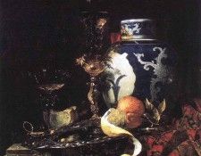 KALF Willem Still Life With A Late Ming Ginger Jar. , 