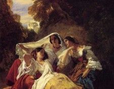 Winterhalter Franz Xavier La Siesta. ,  