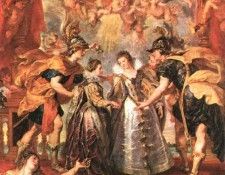 Rubens An Exchange of Princesses, 1621-1625, Louvre. ,  