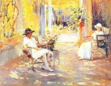 schuster on the veranda 1917. ������