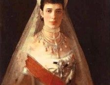 1882 Portrait of the Empress Maria Feodorovna. ,  