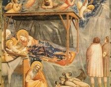 Giotto   Scrovegni   [17]   Nativity Birth of Jesus. ������ �� �������