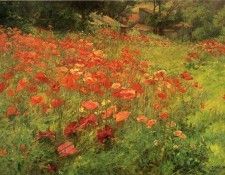 Adams John Ottis In Poppyland. ,  Ottis