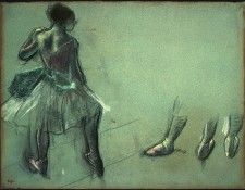 Degas Dancer Seen from Behind and 3 Studies of Feet c1878  N. ����, �����-������-����
