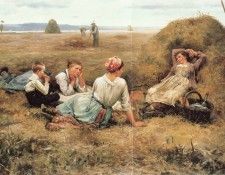 Knight DR The Harvesters Resting detail. ,  