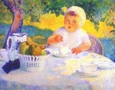 gutmann in the garden 1912. 