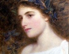 Girl with Laurel Headband. Bulleid  