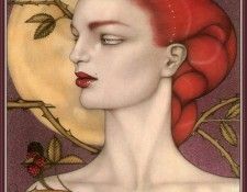 cr MelOdom-003-StillLifeWithWoodpecker. ����, Mell