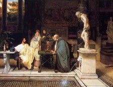 Alma Tadema A Roman Art Lover2. - 